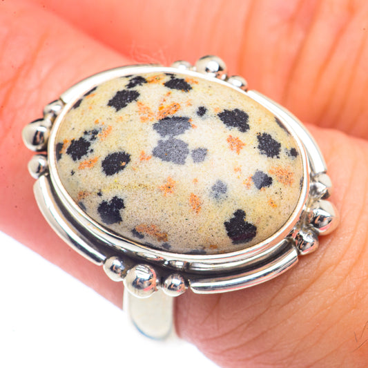 Dalmatian Jasper Rings handcrafted by Ana Silver Co - RING71501