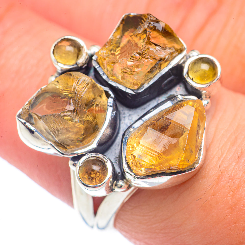 Citrine Rings handcrafted by Ana Silver Co - RING71506