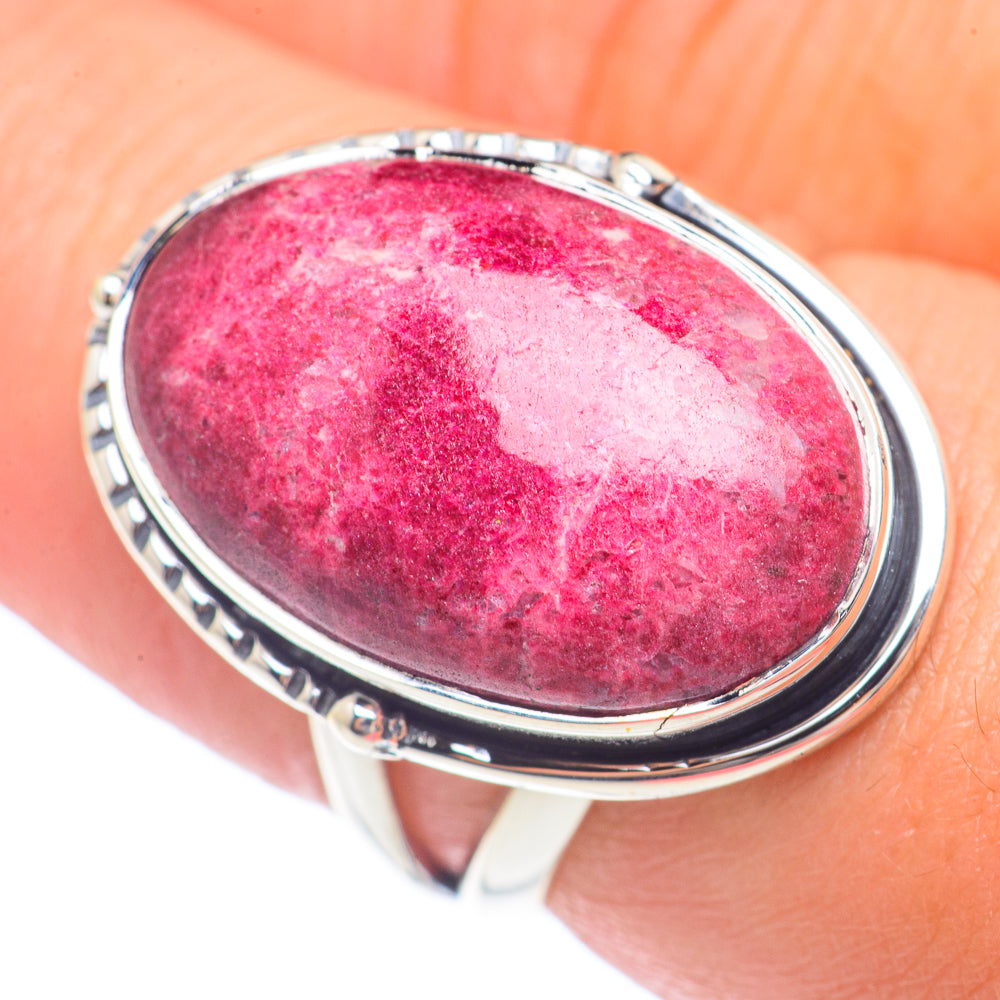Thulite Rings handcrafted by Ana Silver Co - RING71508