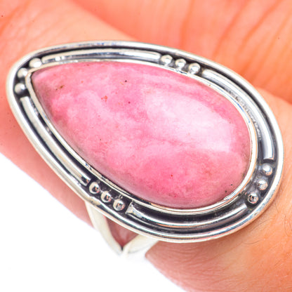 Pink Opal Rings handcrafted by Ana Silver Co - RING71511