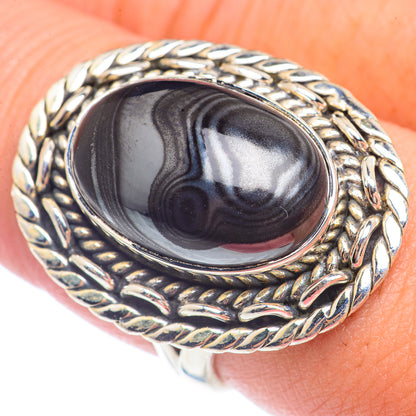 Psilomelane Rings handcrafted by Ana Silver Co - RING71519