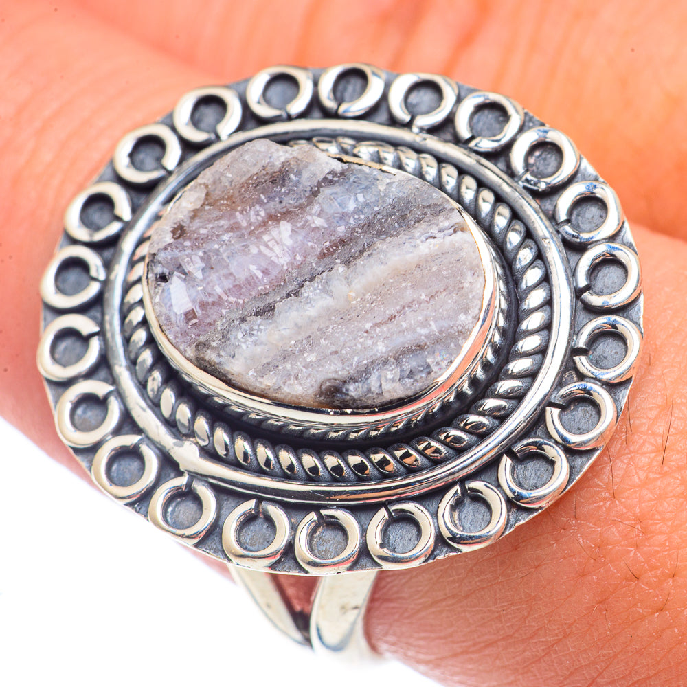 Desert Druzy Rings handcrafted by Ana Silver Co - RING71528