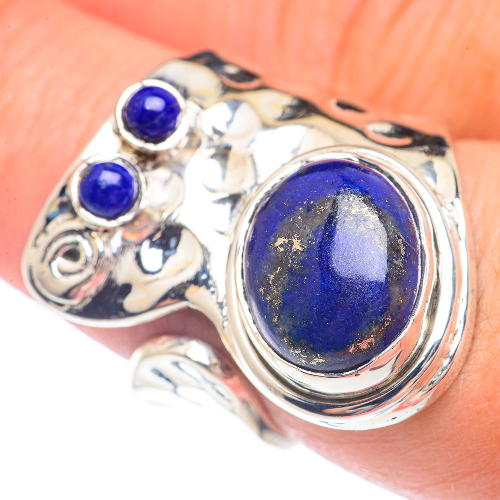 Lapis Lazuli Rings handcrafted by Ana Silver Co - RING71530
