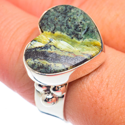Lizard Jasper Rings handcrafted by Ana Silver Co - RING71538