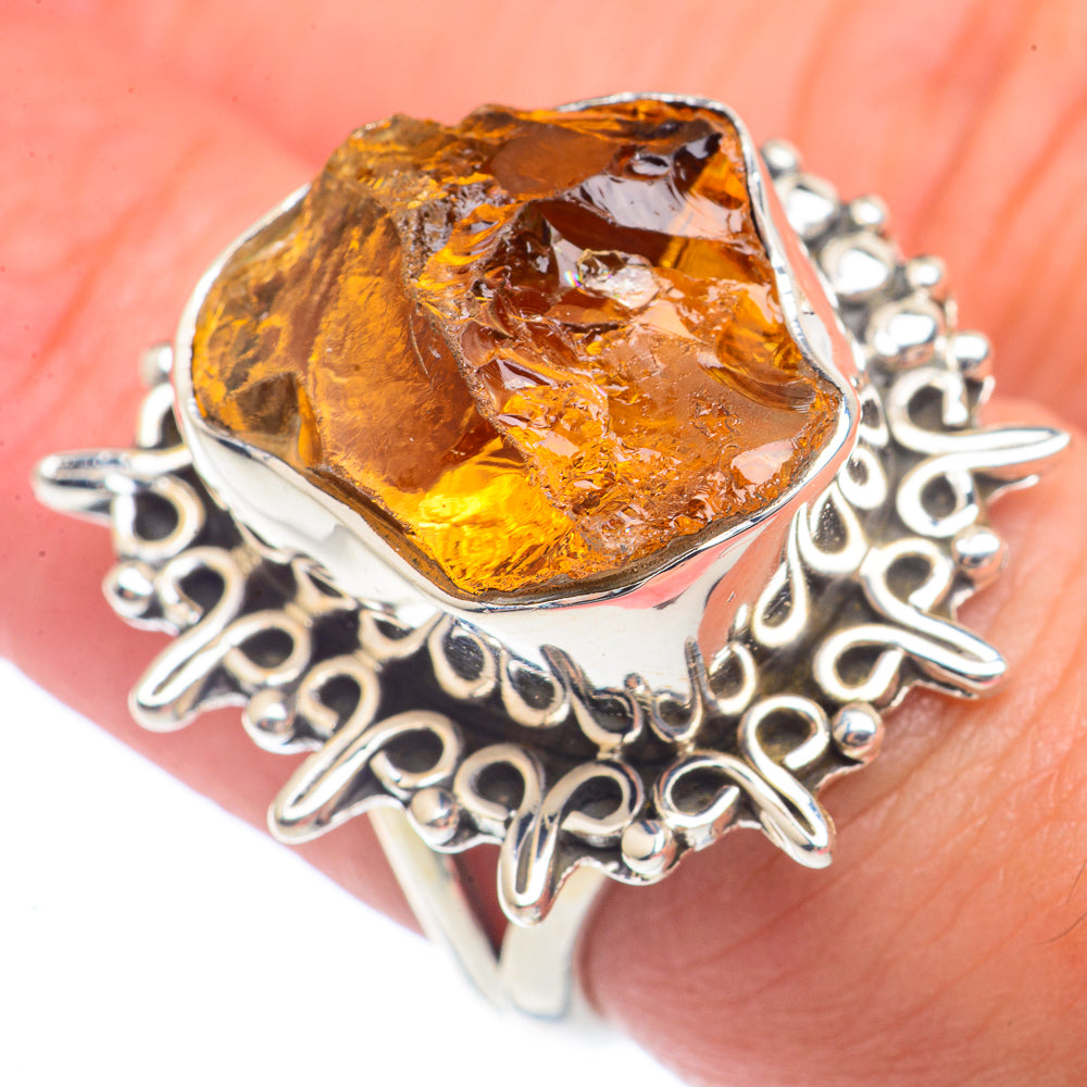 Citrine Rings handcrafted by Ana Silver Co - RING71549