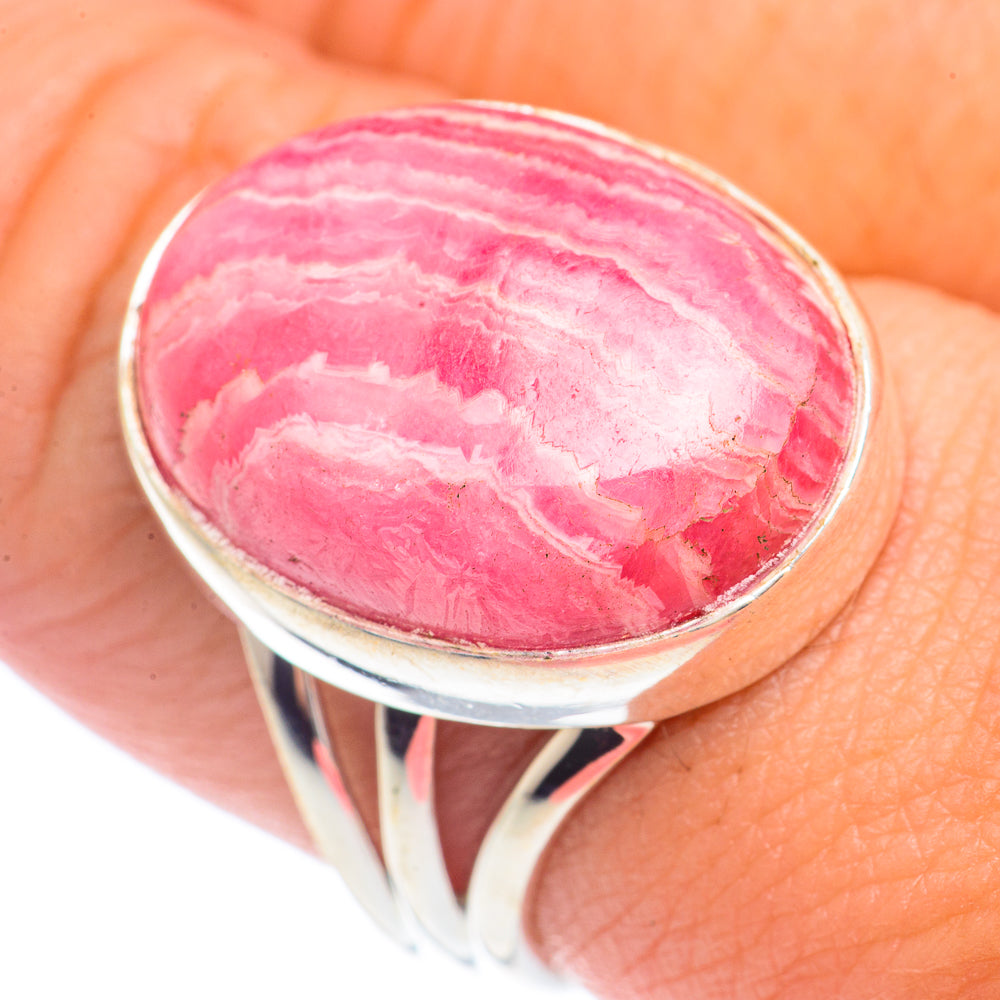 Rhodochrosite Rings handcrafted by Ana Silver Co - RING71551