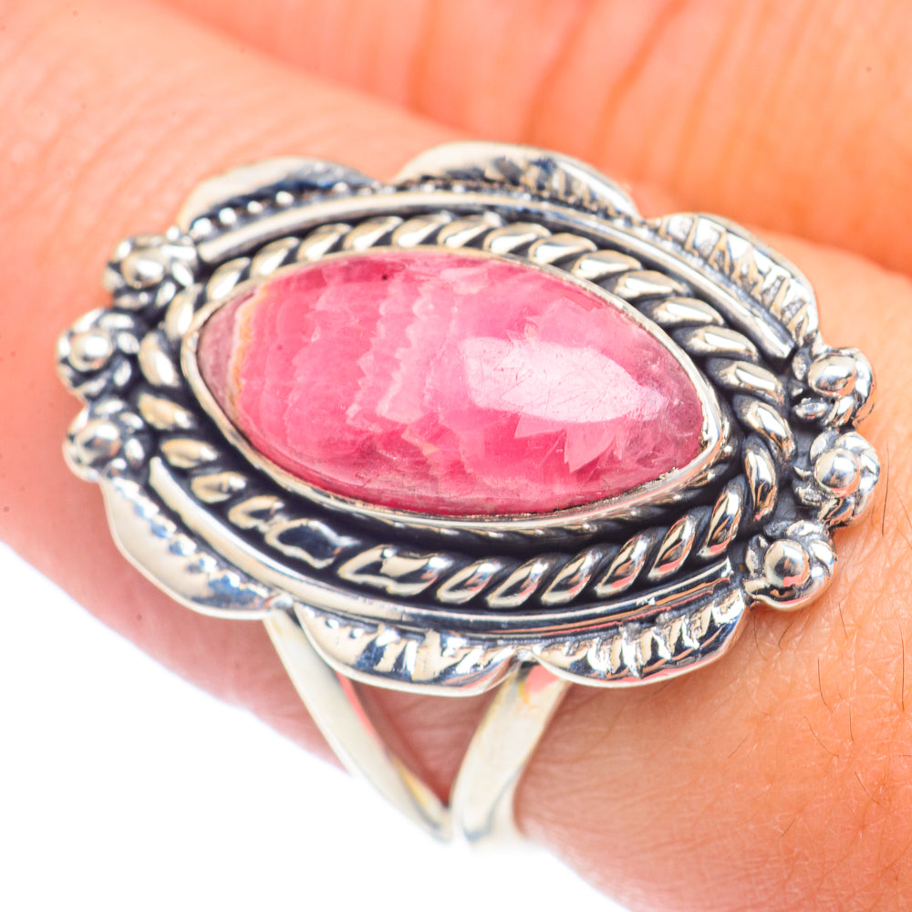 Rhodochrosite Rings handcrafted by Ana Silver Co - RING71552