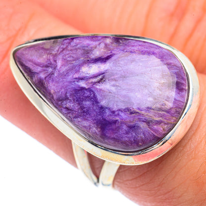 Charoite Rings handcrafted by Ana Silver Co - RING71557