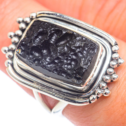 Tektite Rings handcrafted by Ana Silver Co - RING71559