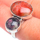 Red Agate Rings handcrafted by Ana Silver Co - RING71567