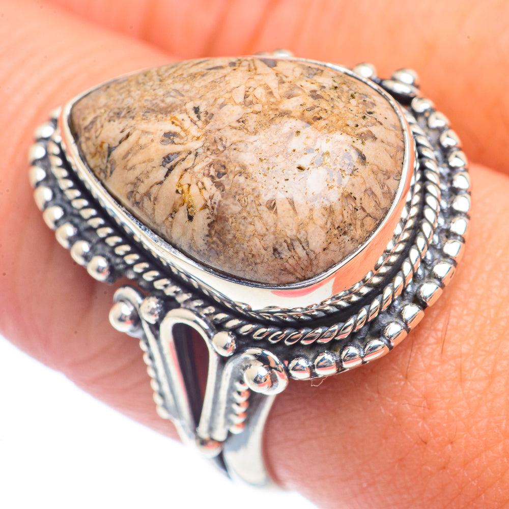 Picture Jasper Rings handcrafted by Ana Silver Co - RING71585