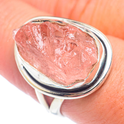 Rose Quartz Rings handcrafted by Ana Silver Co - RING71588