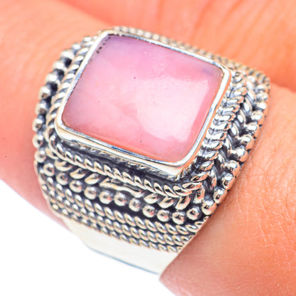 Pink Opal Rings handcrafted by Ana Silver Co - RING71589