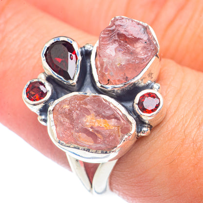 Rose Quartz Rings handcrafted by Ana Silver Co - RING71591