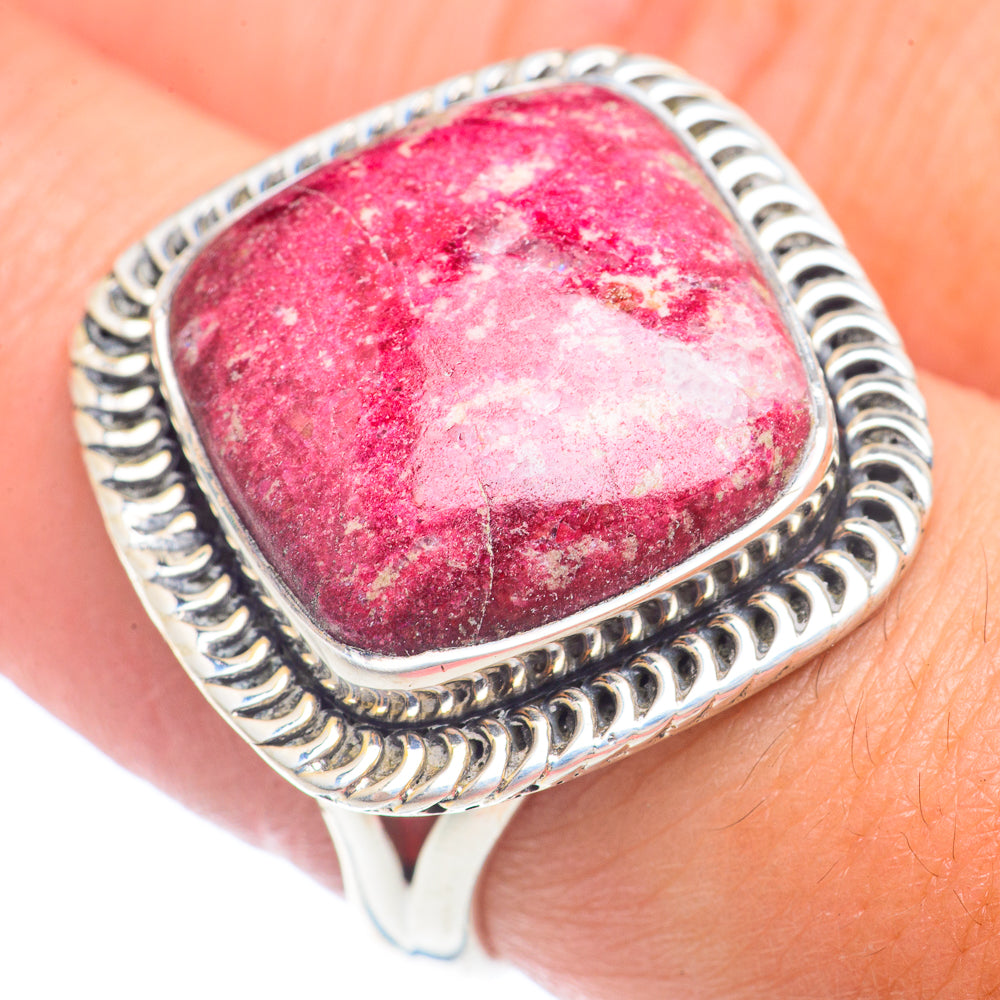 Thulite Rings handcrafted by Ana Silver Co - RING71592