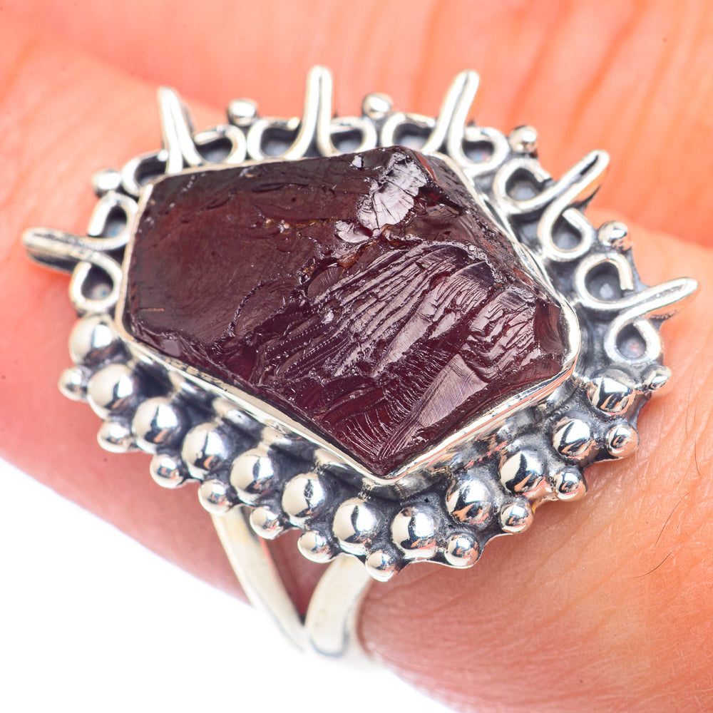 Garnet Rings handcrafted by Ana Silver Co - RING71593