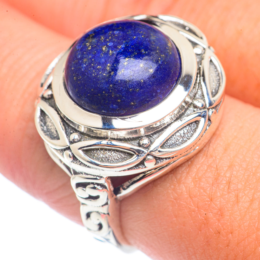 Lapis Lazuli Rings handcrafted by Ana Silver Co - RING71608