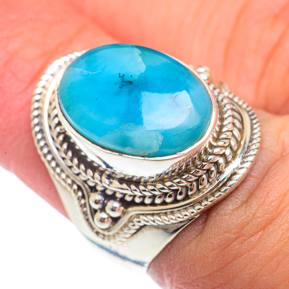 Larimar Rings handcrafted by Ana Silver Co - RING71609