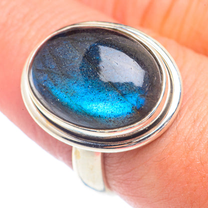 Labradorite Rings handcrafted by Ana Silver Co - RING71613