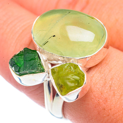 Prehnite Rings handcrafted by Ana Silver Co - RING71616
