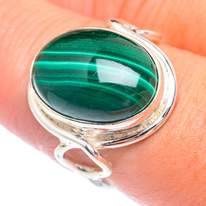 Malachite Rings handcrafted by Ana Silver Co - RING71619
