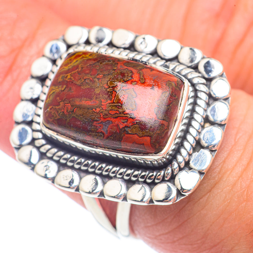 Moroccan Agate Rings handcrafted by Ana Silver Co - RING71620