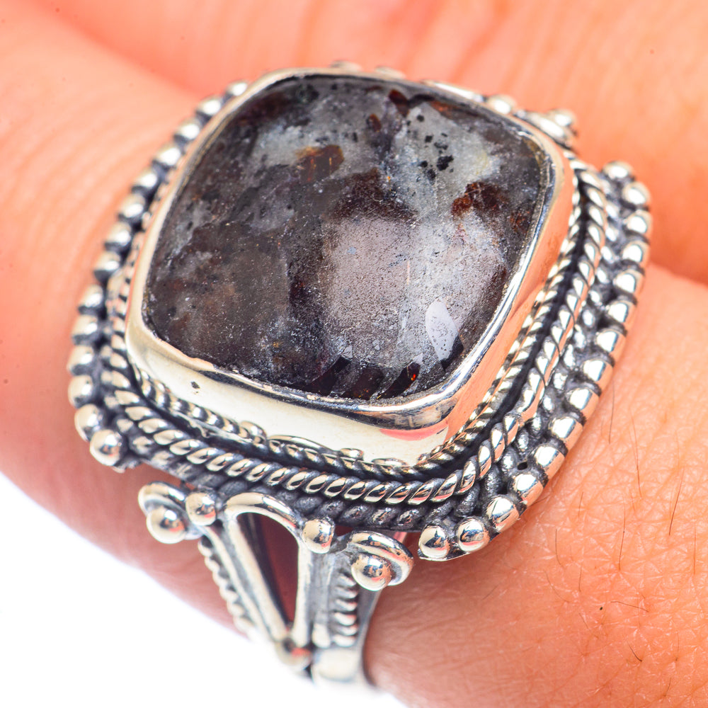Russian Eudialyte Rings handcrafted by Ana Silver Co - RING71622