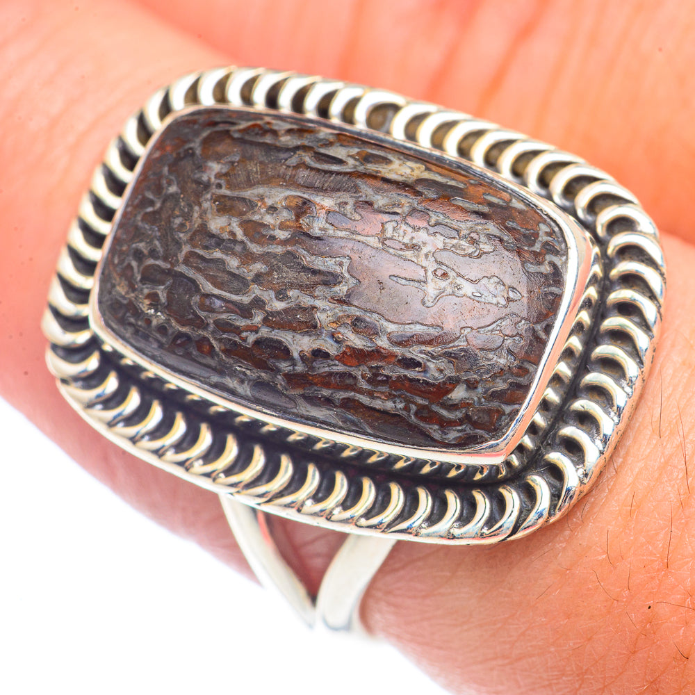 Dinosaur Bone Rings handcrafted by Ana Silver Co - RING71624