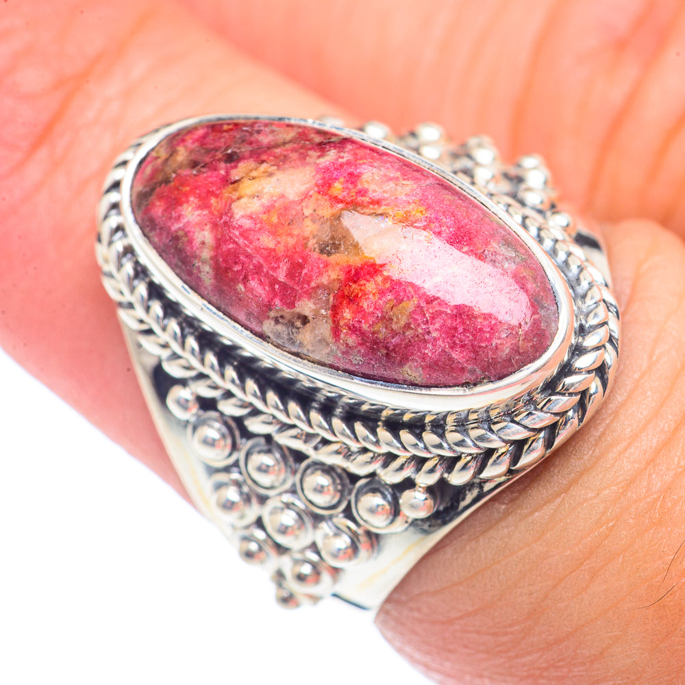 Thulite Rings handcrafted by Ana Silver Co - RING71631