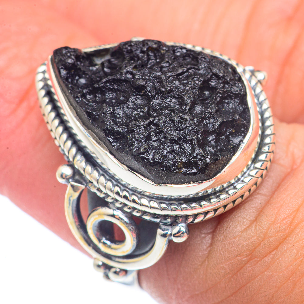 Tektite Rings handcrafted by Ana Silver Co - RING71635