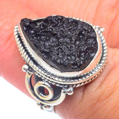 Tektite Rings handcrafted by Ana Silver Co - RING71635