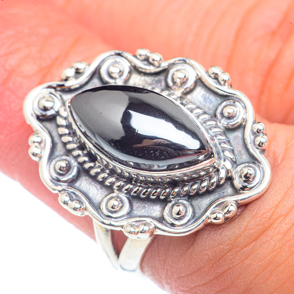 Hematite Rings handcrafted by Ana Silver Co - RING71642