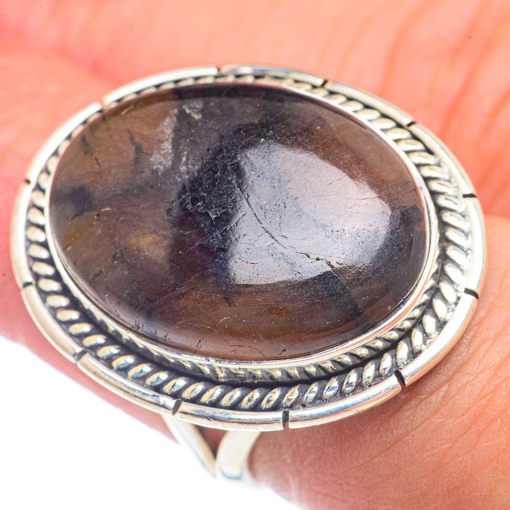 Chiastolite Rings handcrafted by Ana Silver Co - RING71660