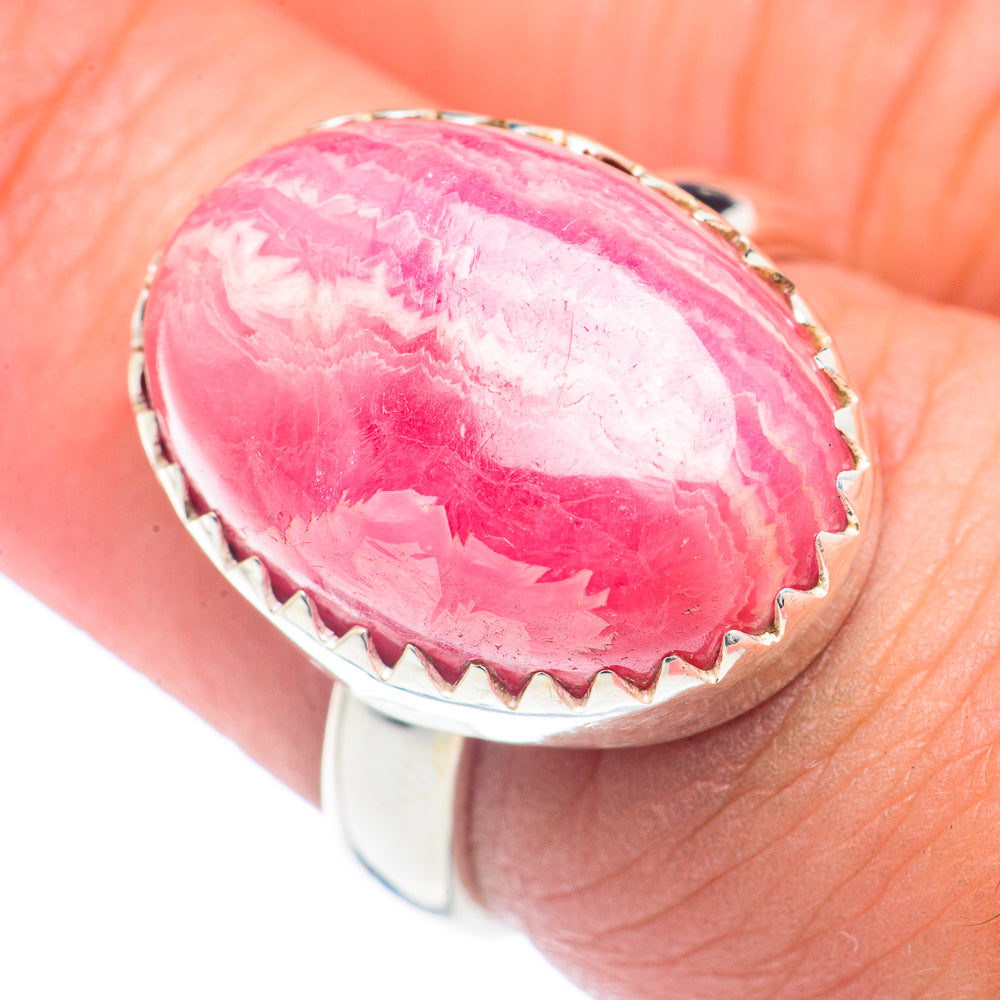 Rhodochrosite Rings handcrafted by Ana Silver Co - RING71666