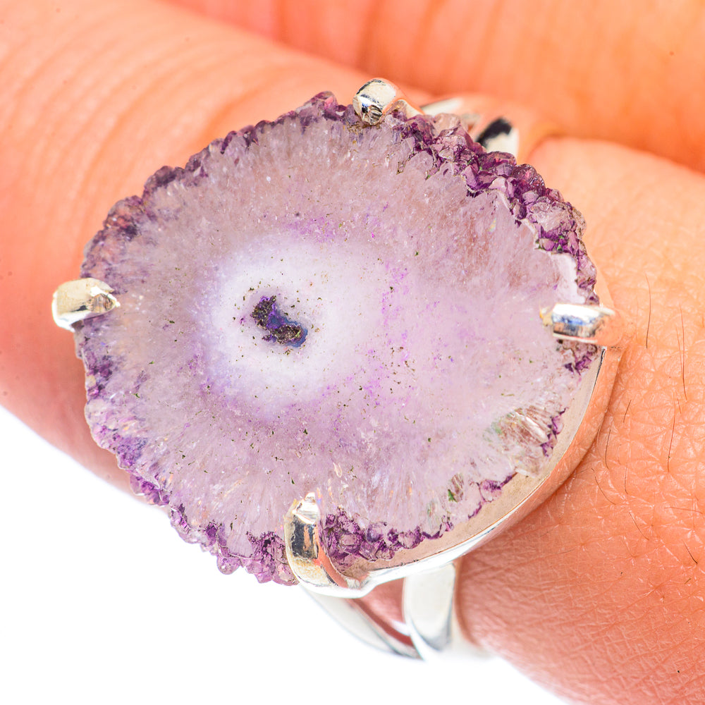 Amethyst Stalactite Rings handcrafted by Ana Silver Co - RING71670