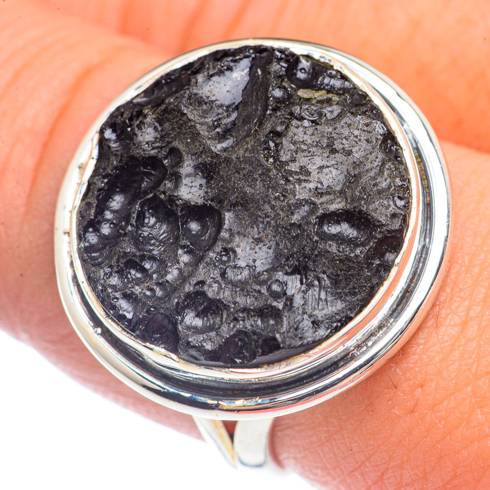 Tektite Rings handcrafted by Ana Silver Co - RING71671