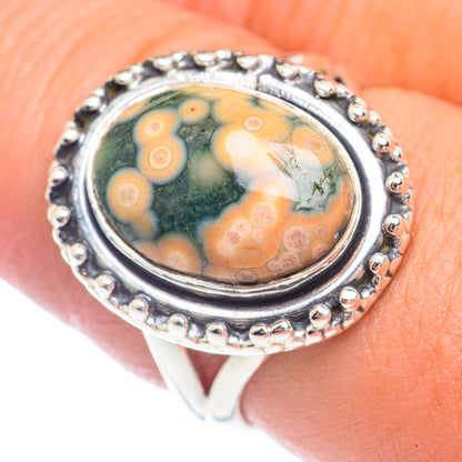 Ocean Jasper Rings handcrafted by Ana Silver Co - RING71678