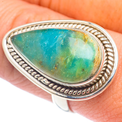 Peruvian Opal Rings handcrafted by Ana Silver Co - RING71682