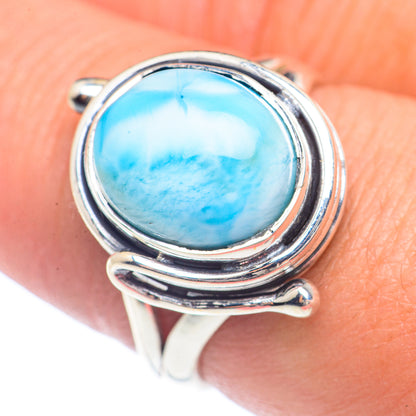 Larimar Rings handcrafted by Ana Silver Co - RING71685