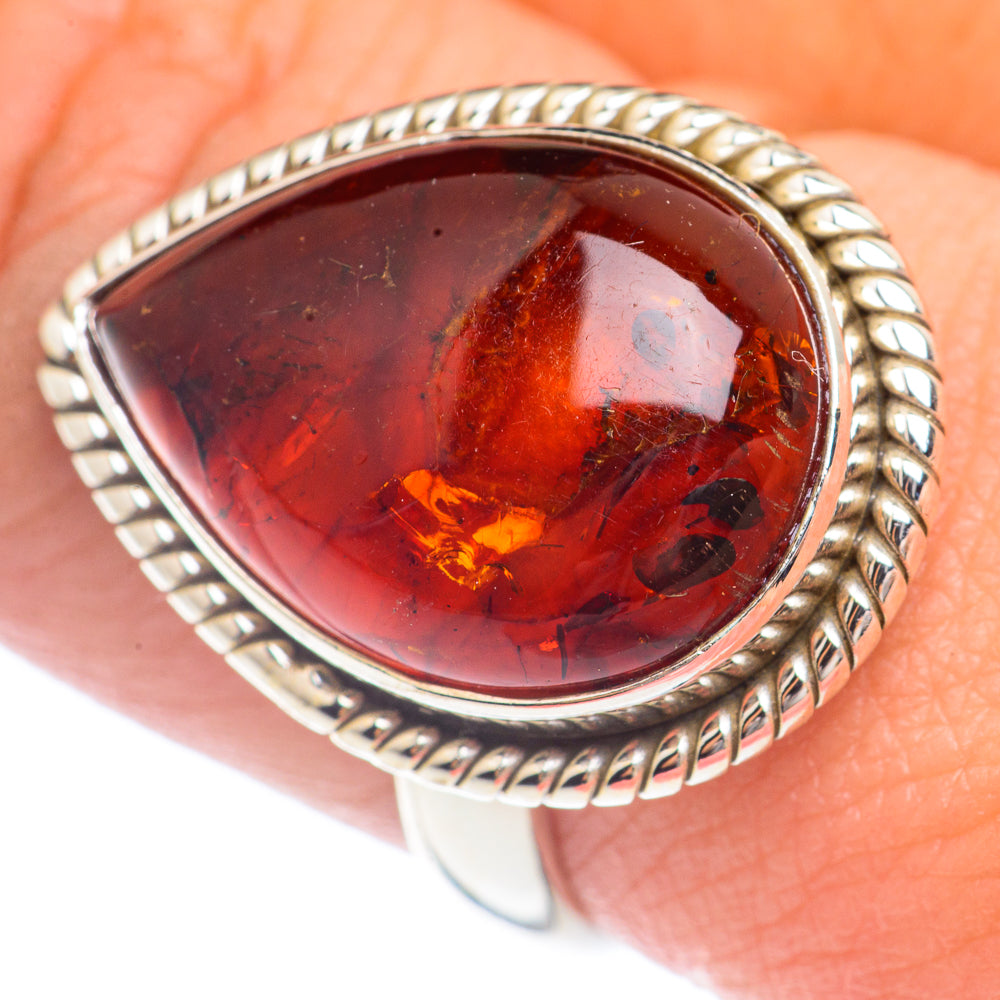 Baltic Amber Rings handcrafted by Ana Silver Co - RING71700