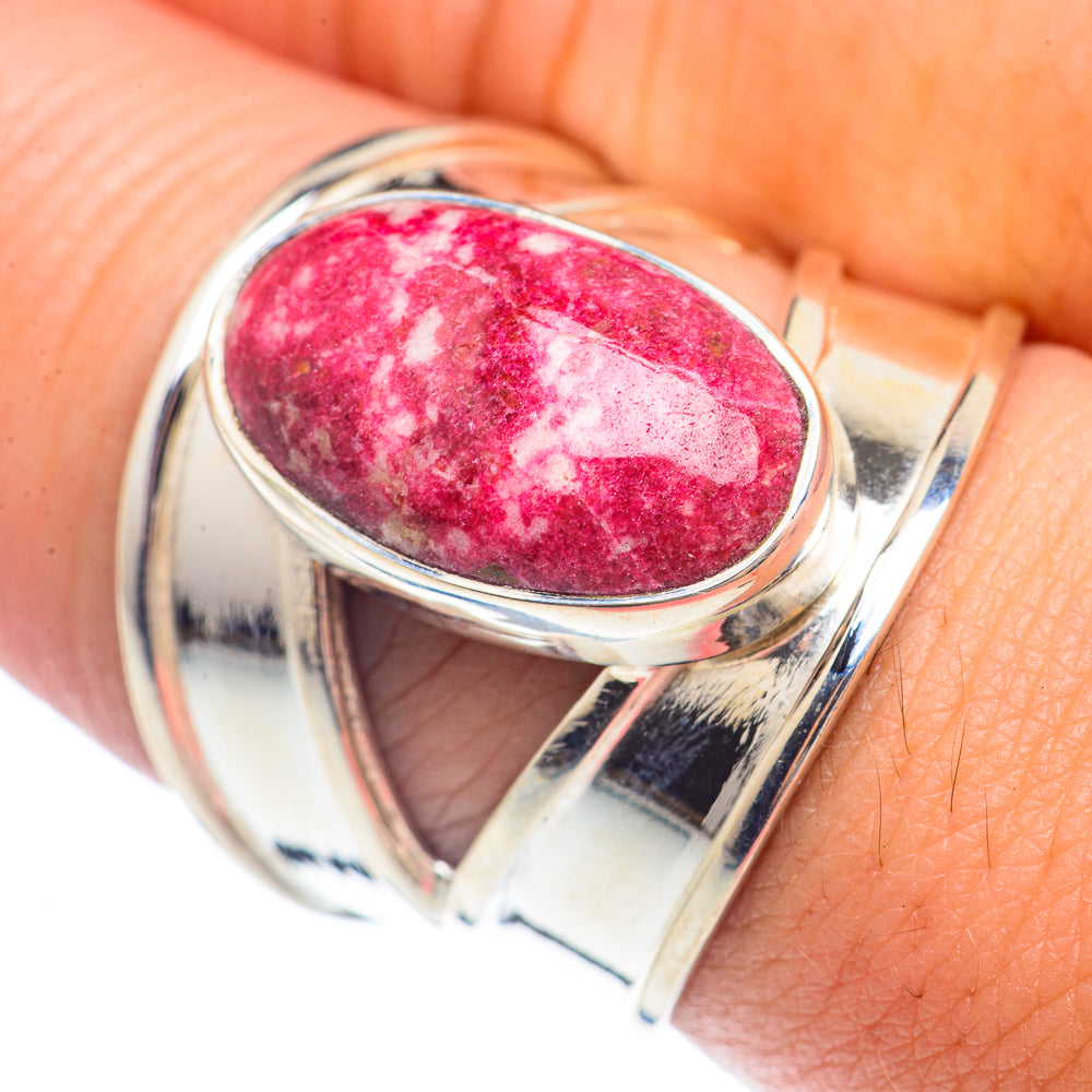 Thulite Rings handcrafted by Ana Silver Co - RING71703