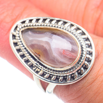 Botswana Agate Rings handcrafted by Ana Silver Co - RING71711