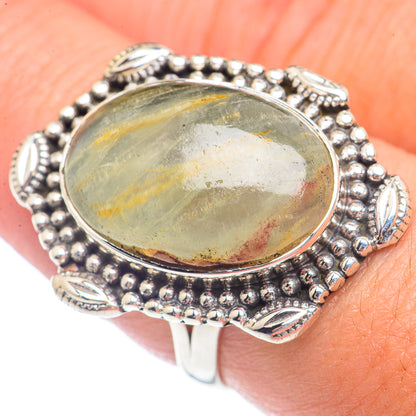 Prehnite Rings handcrafted by Ana Silver Co - RING71721