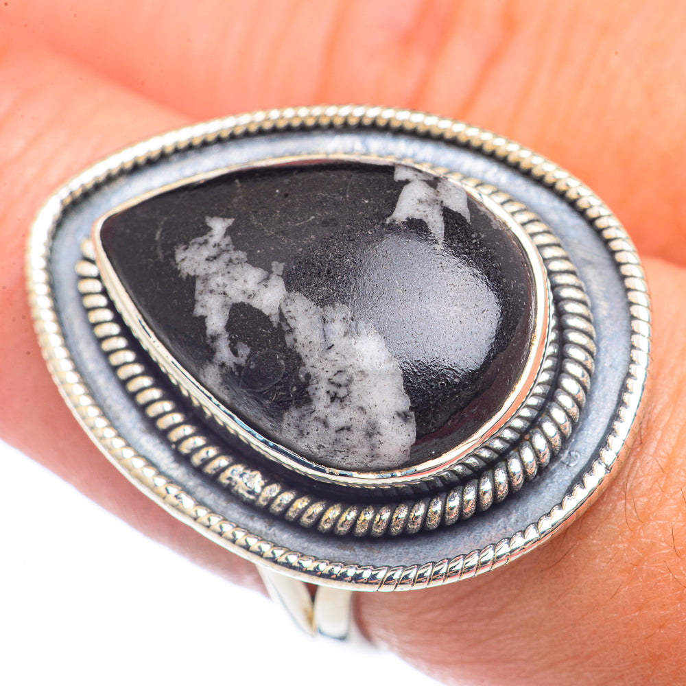 Pinolith Jasper Rings handcrafted by Ana Silver Co - RING71740