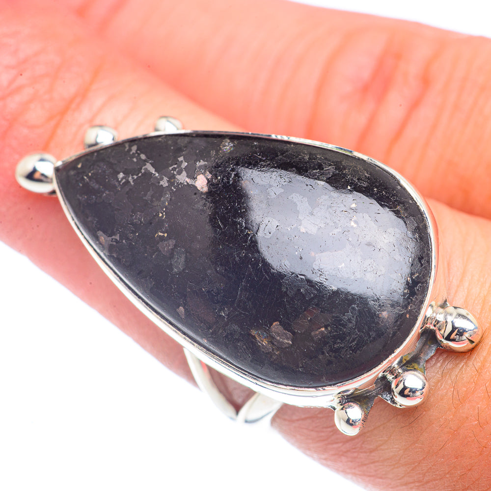 Psilomelane Rings handcrafted by Ana Silver Co - RING71741