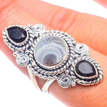 Desert Druzy Rings handcrafted by Ana Silver Co - RING71755