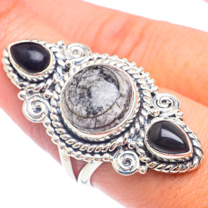 Tourmalinated Quartz Rings handcrafted by Ana Silver Co - RING71756
