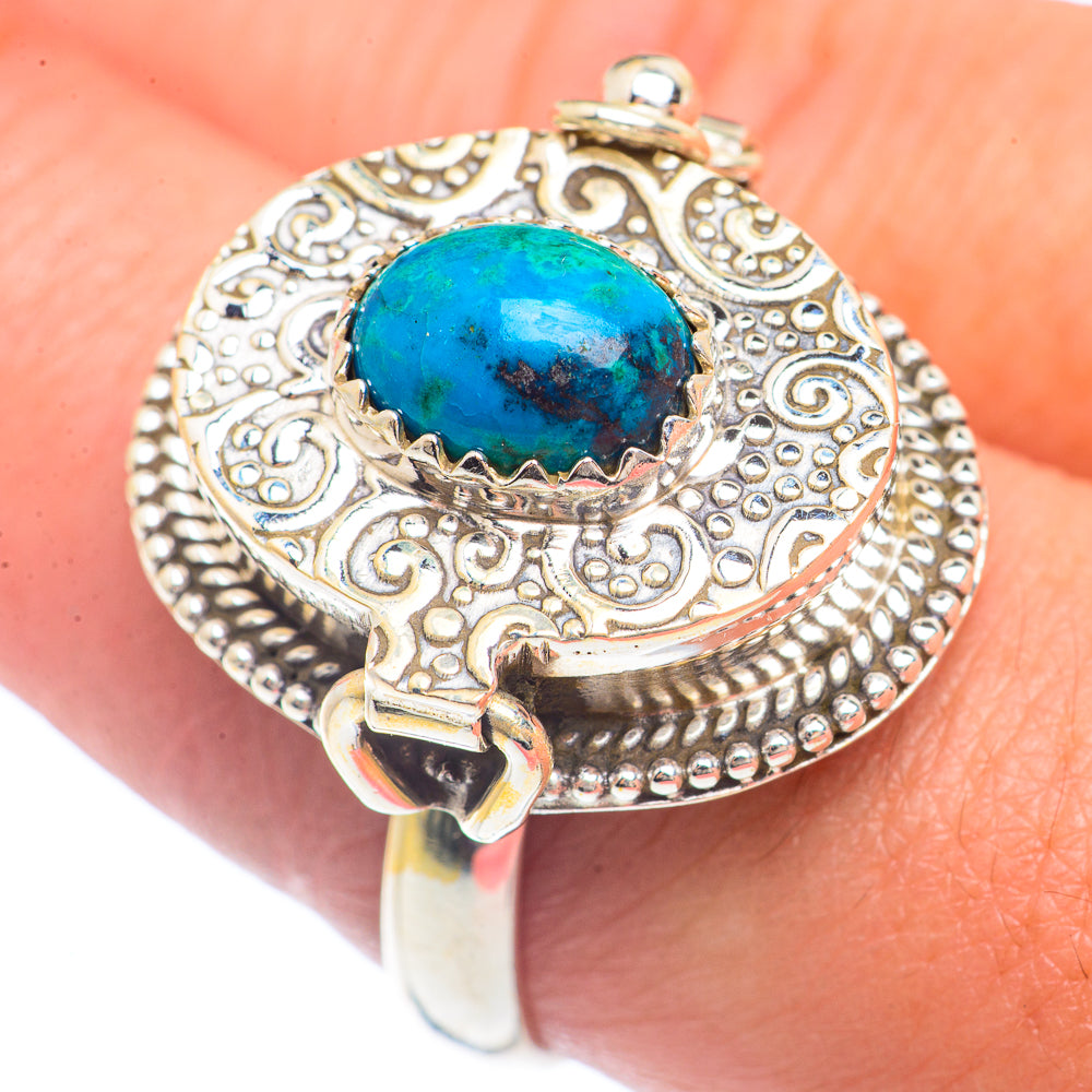 Chrysocolla Rings handcrafted by Ana Silver Co - RING71757