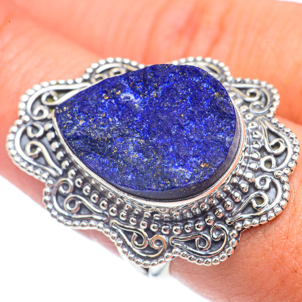 Lapis Lazuli Rings handcrafted by Ana Silver Co - RING71761