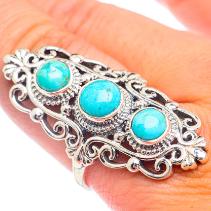 Arizona Turquoise Rings handcrafted by Ana Silver Co - RING71767
